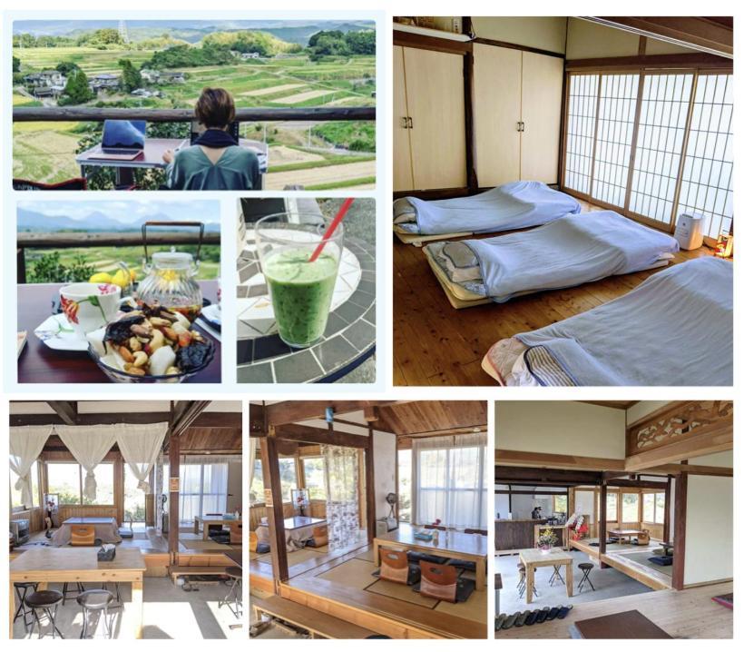 天空cafe寿ぐ Villa Юфу Екстериор снимка